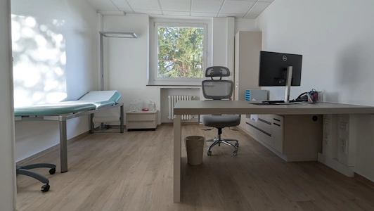 Sprechzimmer Onkologische Praxis 